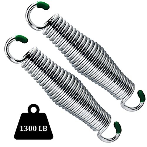 2Pack Premium Porch Swing Springs,1300lb Heavy Duty Springs,Rust Resistant Swing