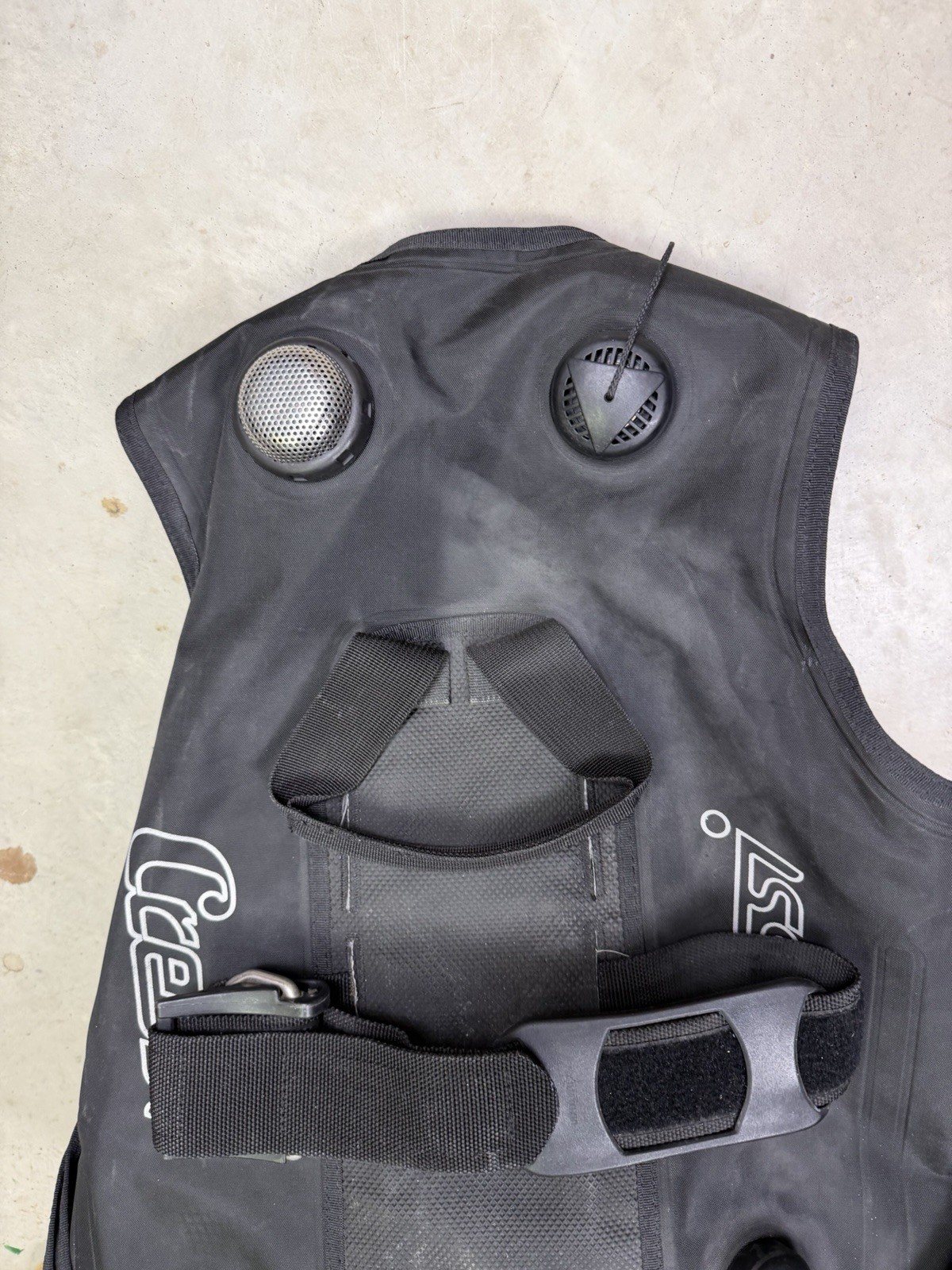 Cressi Control System Men's Scuba Diving Vest Medium Black