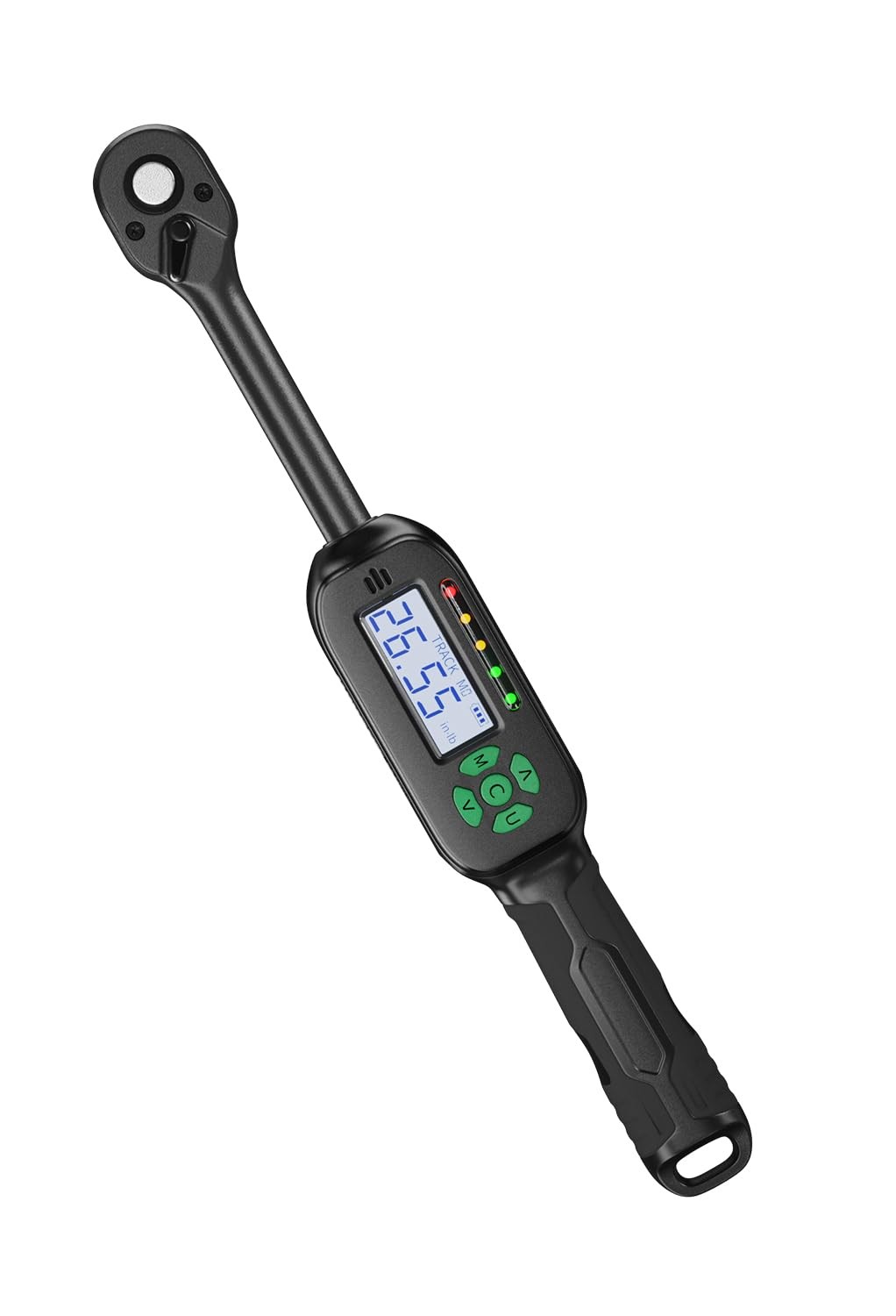 3/8 Inch Digital Torque Wrench, 2.2-44.3 Ft-lbs/3-60Nm, Buzzer and LED Notifi...