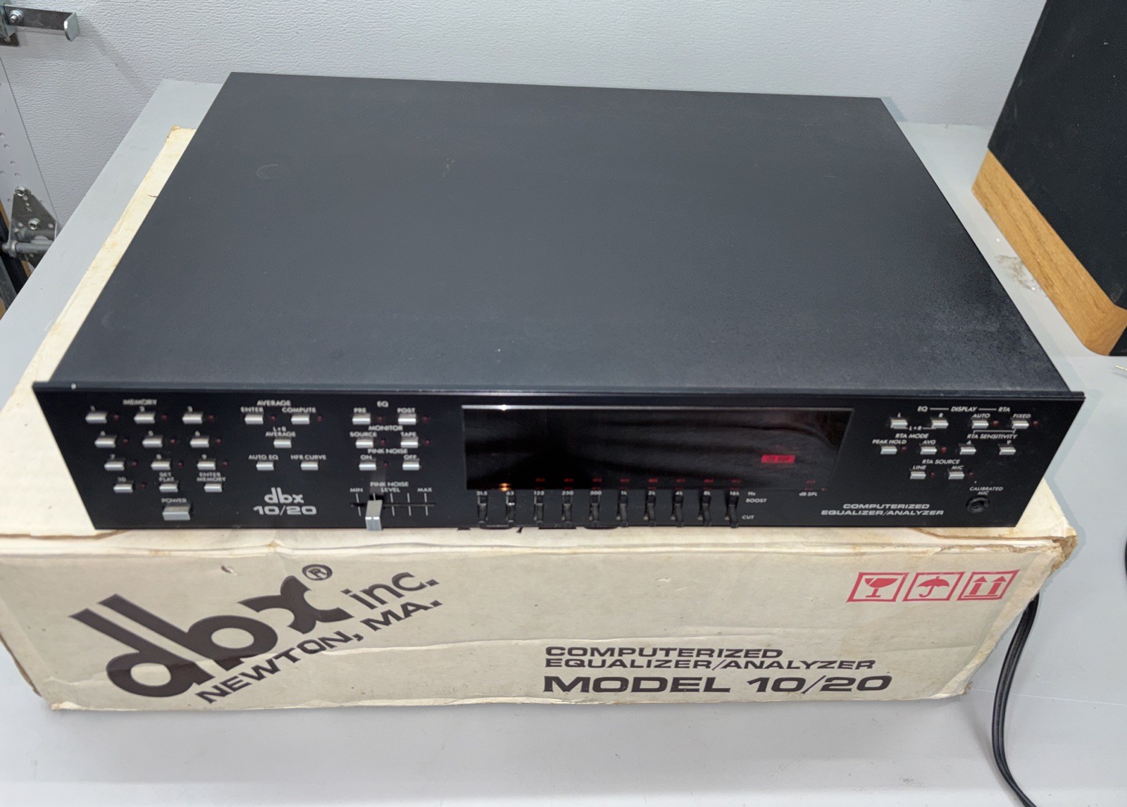 DBX 10/20 Computerized Equalizer Analyzer W/ Box - Studio Use - Works Great
