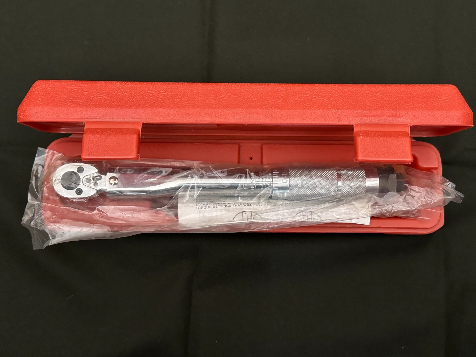 Nelko 1/4" drive inch pound click type torque wrench