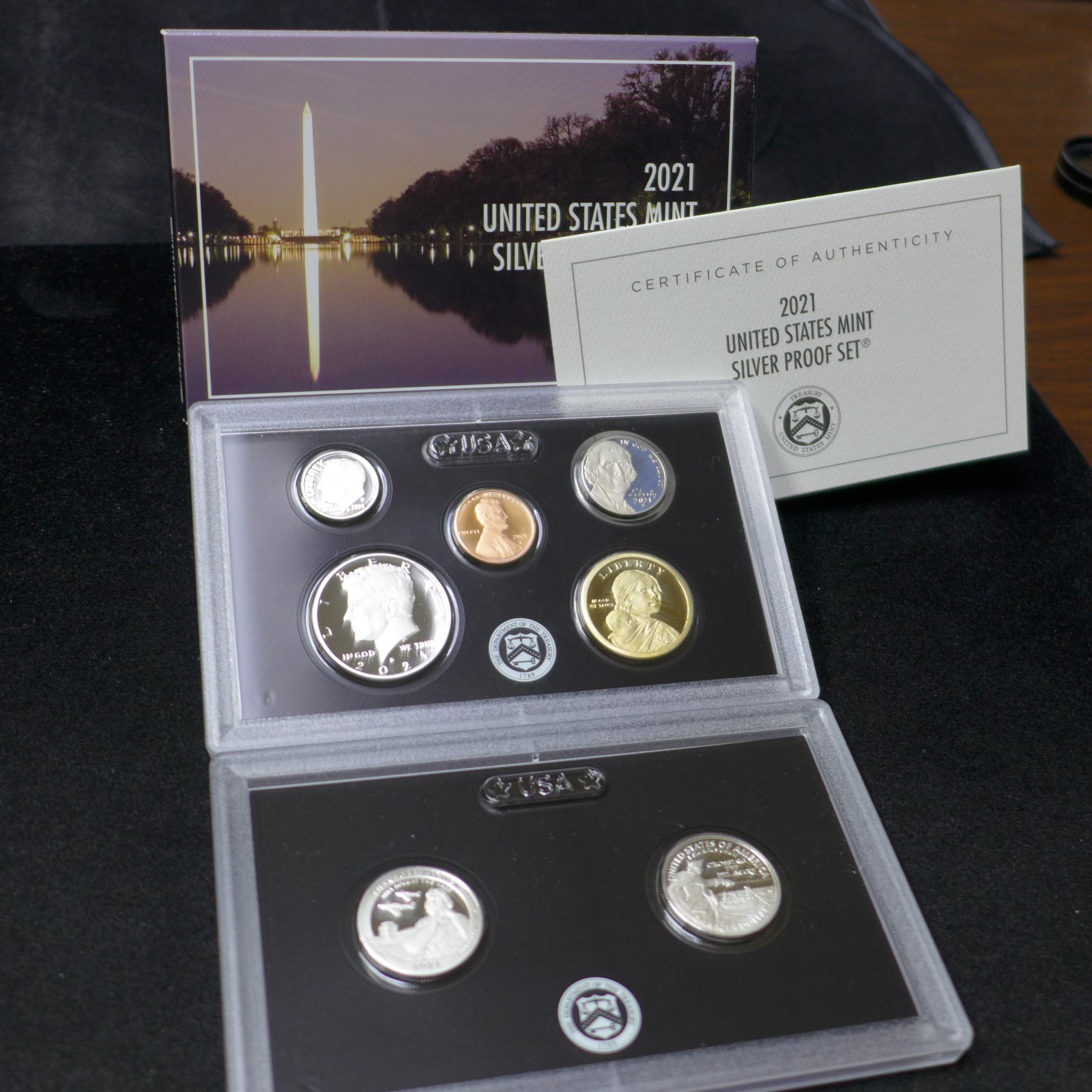 2021-S US Silver Proof Set 7 Piece