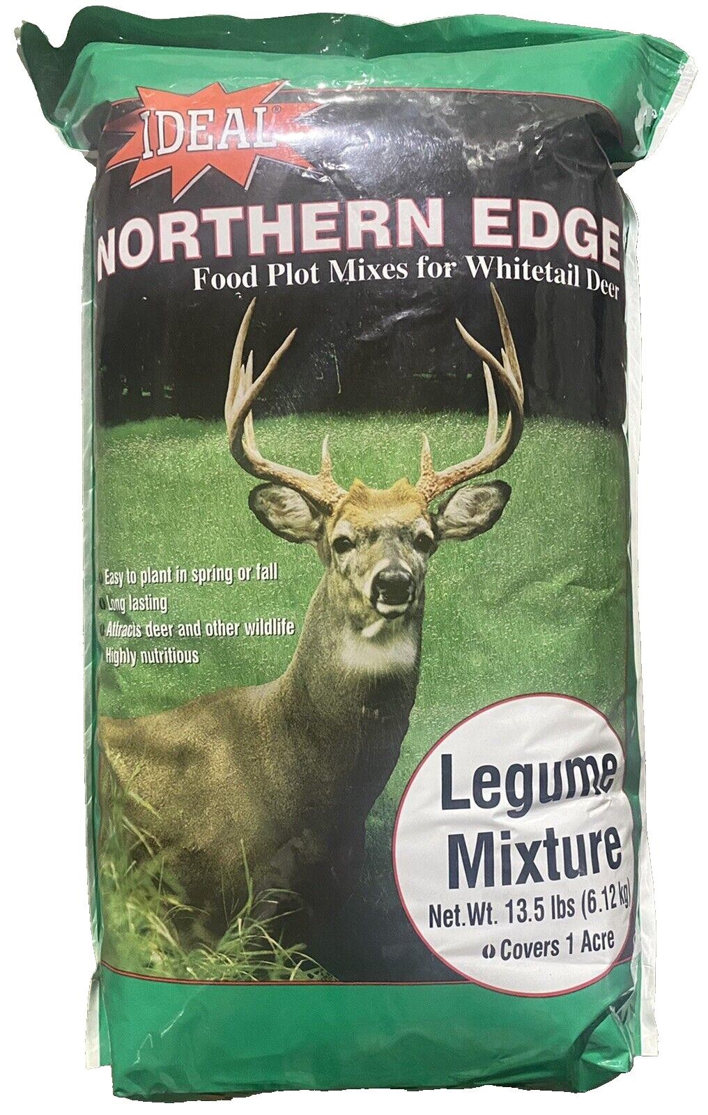 Ideal Northern Edge Legume Mixture Food Plot Seed 13.5LBS 00066