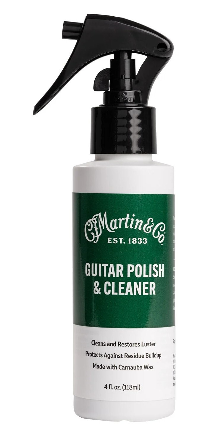 Martin Guitar Polish and Cleaner 4oz Made With Carnauba Wax