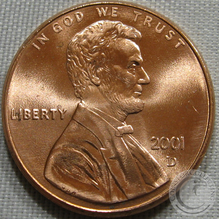 2001-D UNC LINCOLN MEMORIAL PENNY NICE COIN **MAKE AN OFFER**