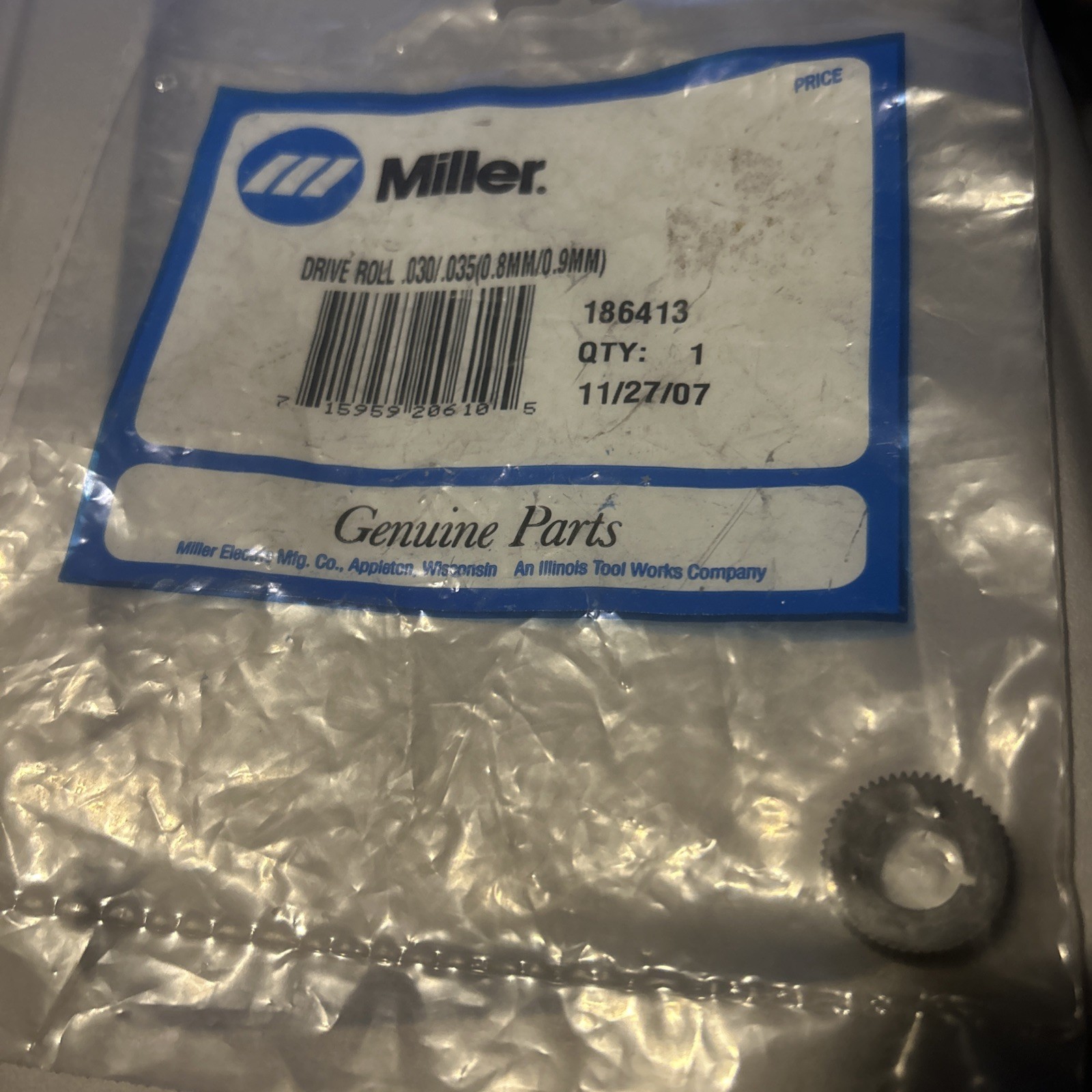 Miller 186413 Drove Roll .030-.035