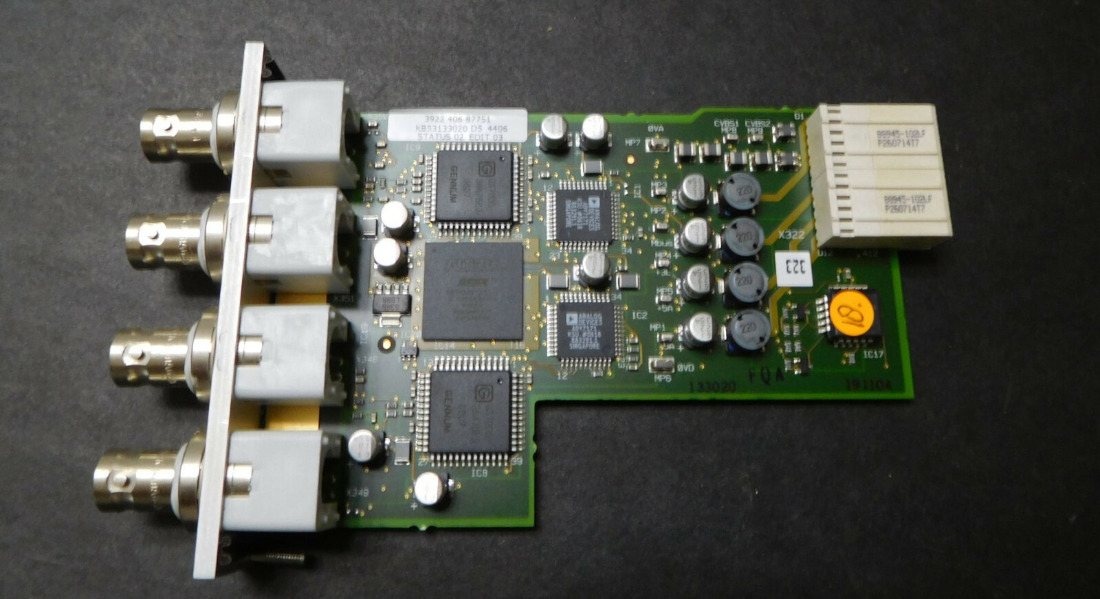 Genuine Video Input Module for LDK4502 Grass Valley Triax Base Station