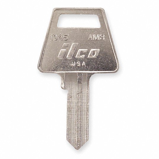 Lot of 10  Kaba Ilco 1045-AM3 Key Blank Type Am3 ,5 Pin, Pk10