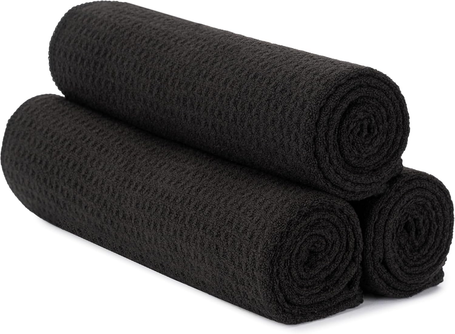 Microfiber Gym Towels, Yoga Towel for Home and Gym Bag, 16 Inch x 27 Inch, 3 Pa