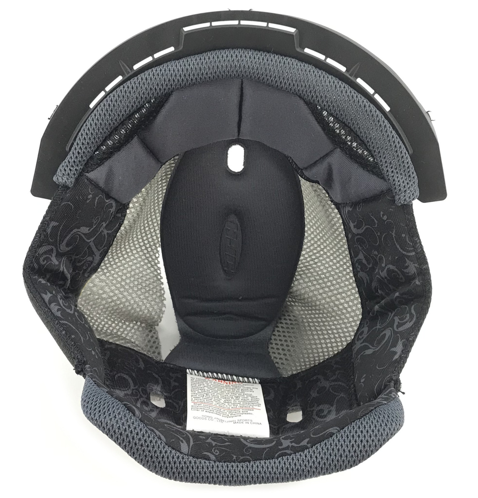 HJC CL-X6 Helmet Top Inner Liner Pad Gray