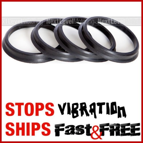 SET OF (4) HUB CENTRIC RINGS 73.1 / 66.1 FITS NISSAN 240SX 350Z 370Z ALTIMA CUBE
