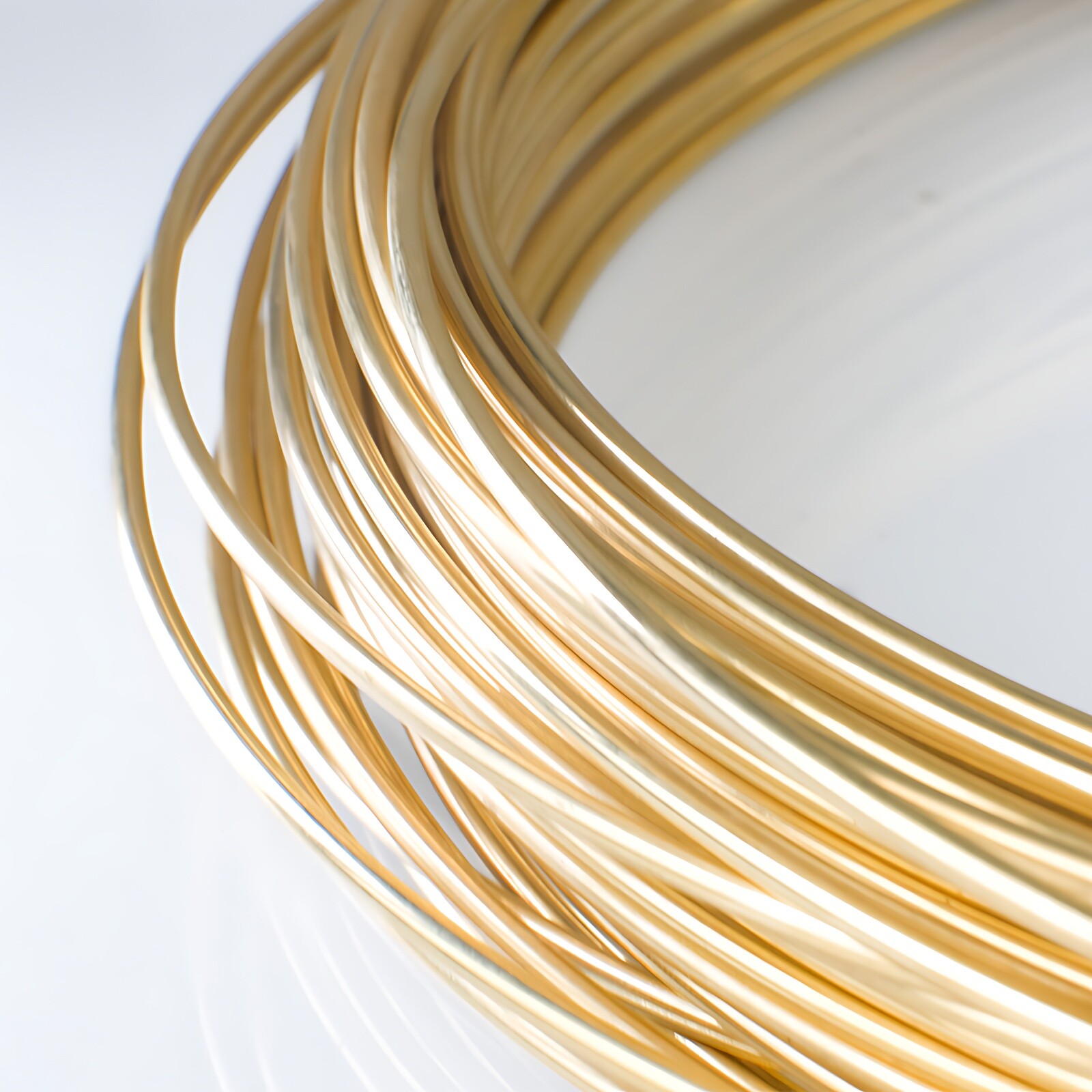 H62 Brass Wire Brass Thread DIY Copper Thread Thin Round Rod Diameters 0.3mm-5mm