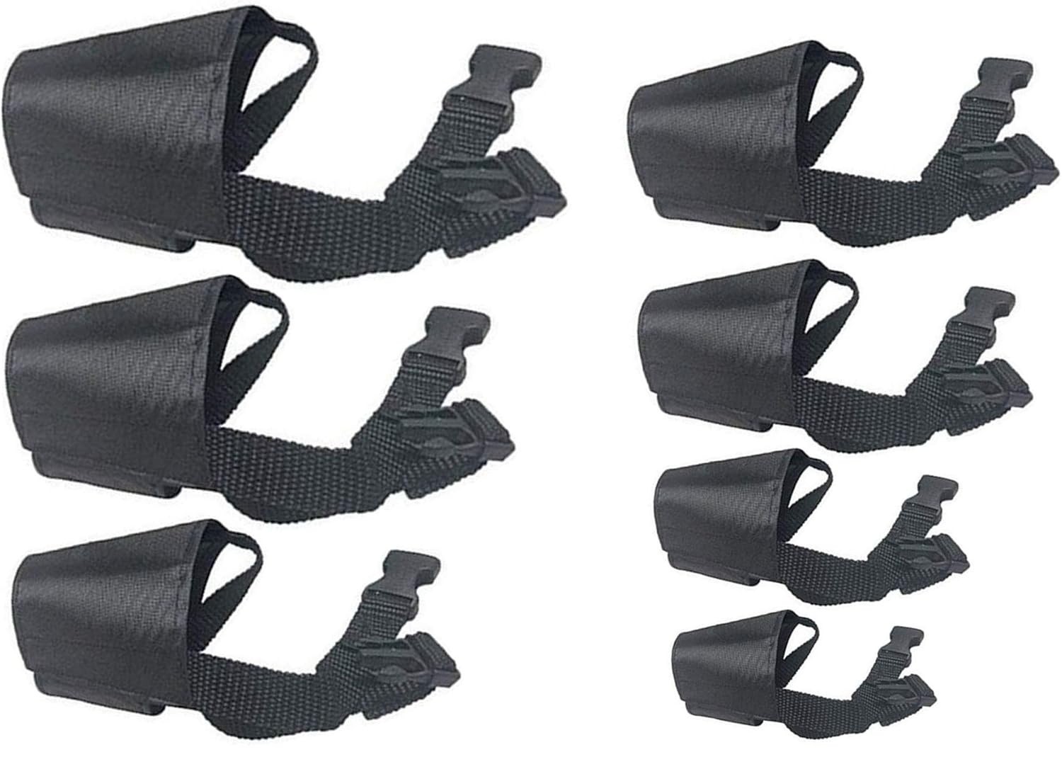 Dog Muzzles Suit - 7PCS Dog Muzzles Adjustable Quick Fit pet Muzzle Stops Biting