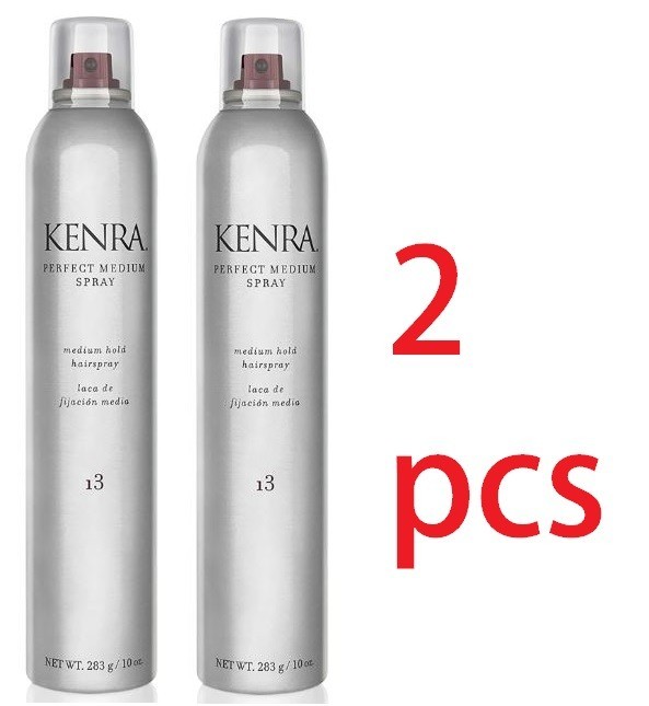2 X Kenra Perfect Medium #13  55% VOC Hair Spray 10 fl oz - Pack of 2