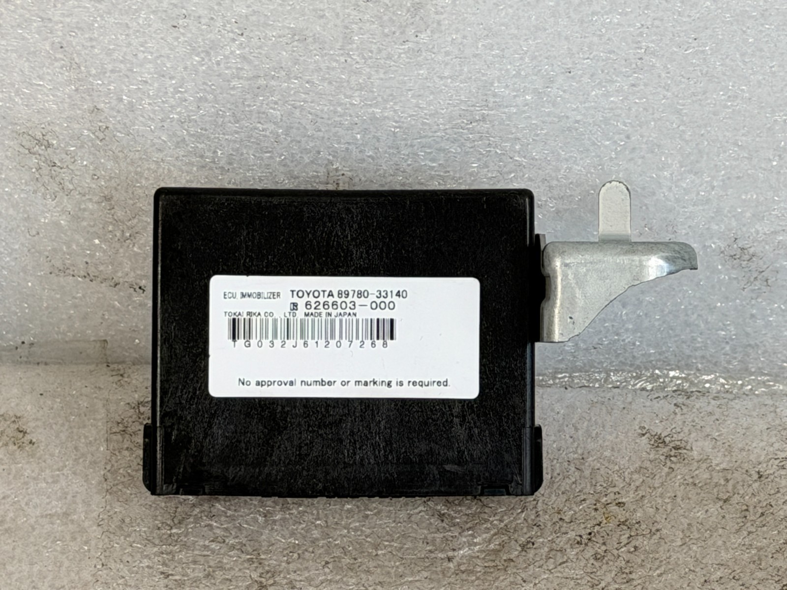2006 LEXUS ES330 CHASSIS ECM ECU IMMOBILIZER CONTROL MODULE ASSEMBLY