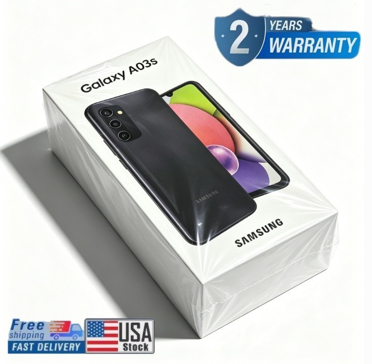 New Sealed Samsung Galaxy A03s 32 GB Black GSM CDMA Unlocked USA STOCK