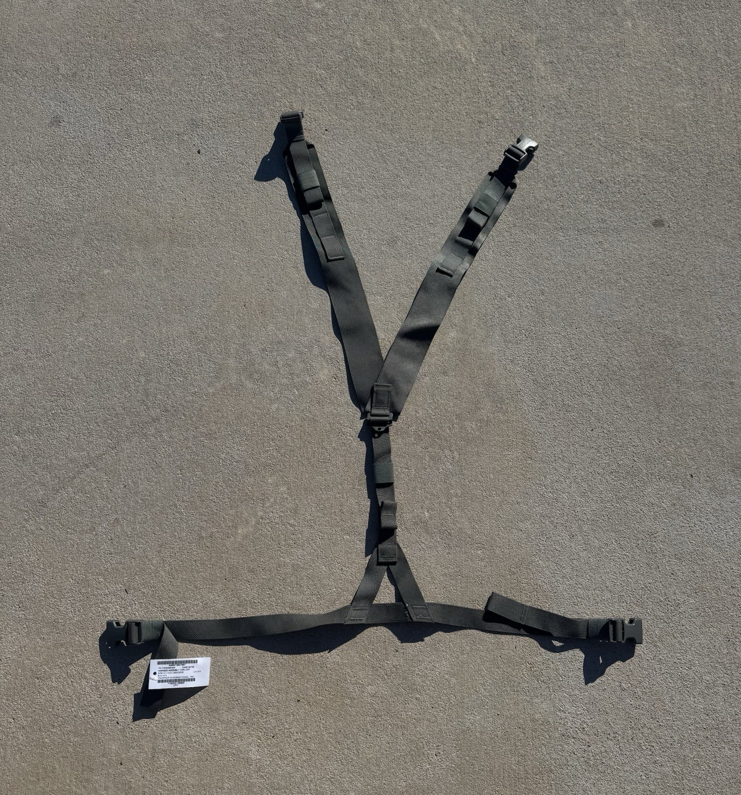PROPPER ACU MOLLE TACTICAL ASSAULT PANEL HARNESS ASSEMBLY TAP SHOULDER STRAPS