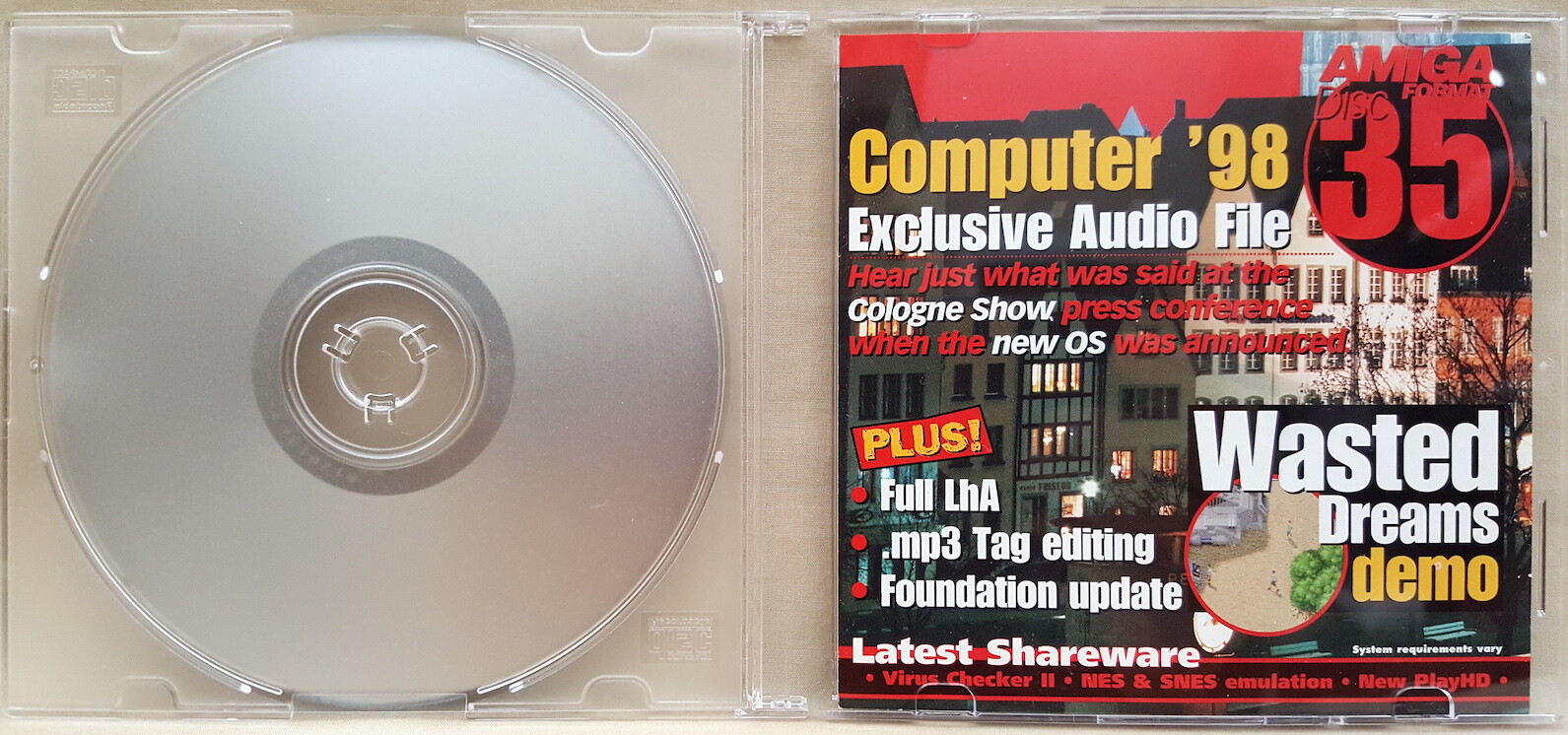 Amiga Format Magazine w/CD ©Jan.1999 Cologne'98 WebDesign2 Polataa Game +MORE