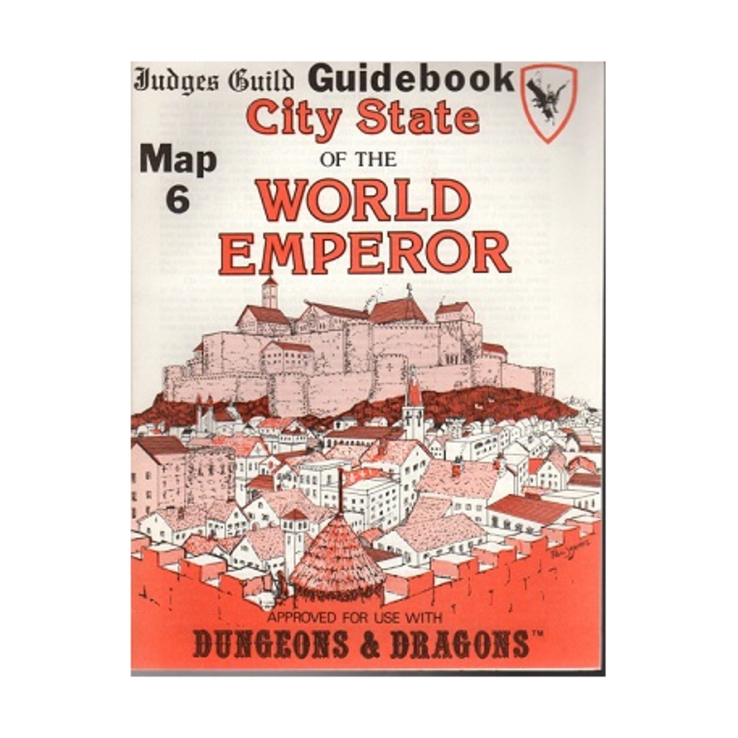City State of the World Emperor - Map Book (1st) VG