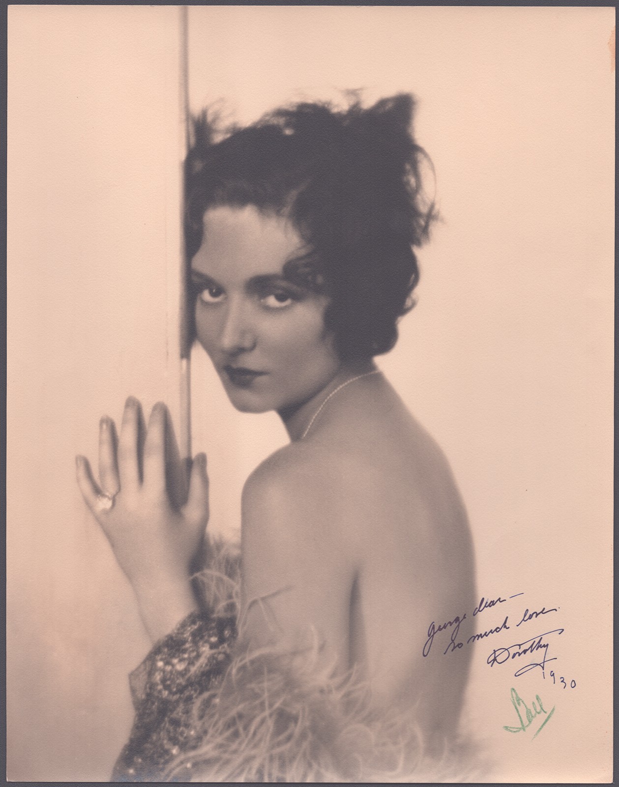 DOROTHY BURGESS - AUTOGRAPHED INSCRIBED PHOTOGRAPH 1930 WITH CO-SIGNERS