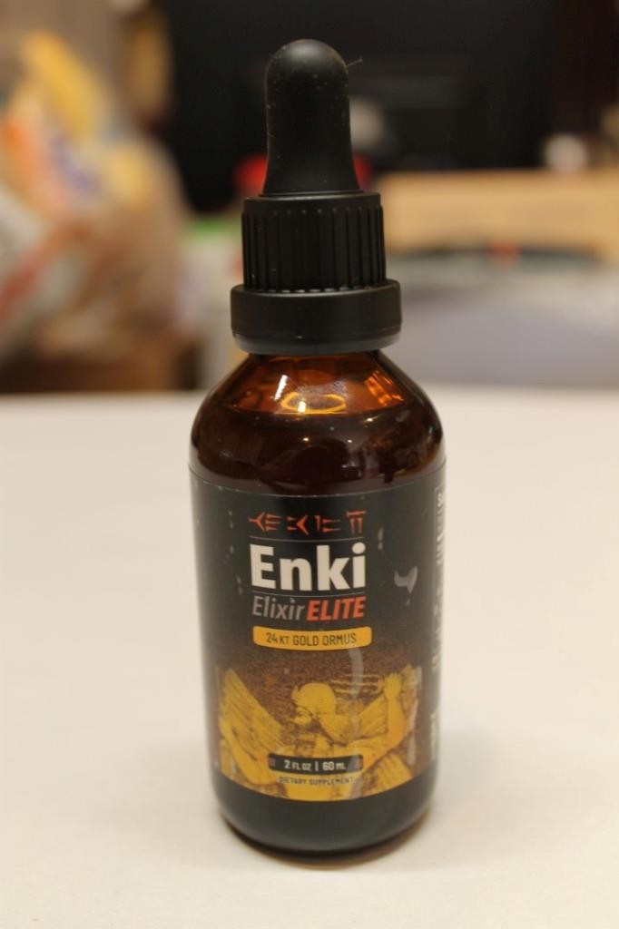 Enki Elixir Elite Detox Mental Clarity Support Drops 2 oz. 3/27 NEW