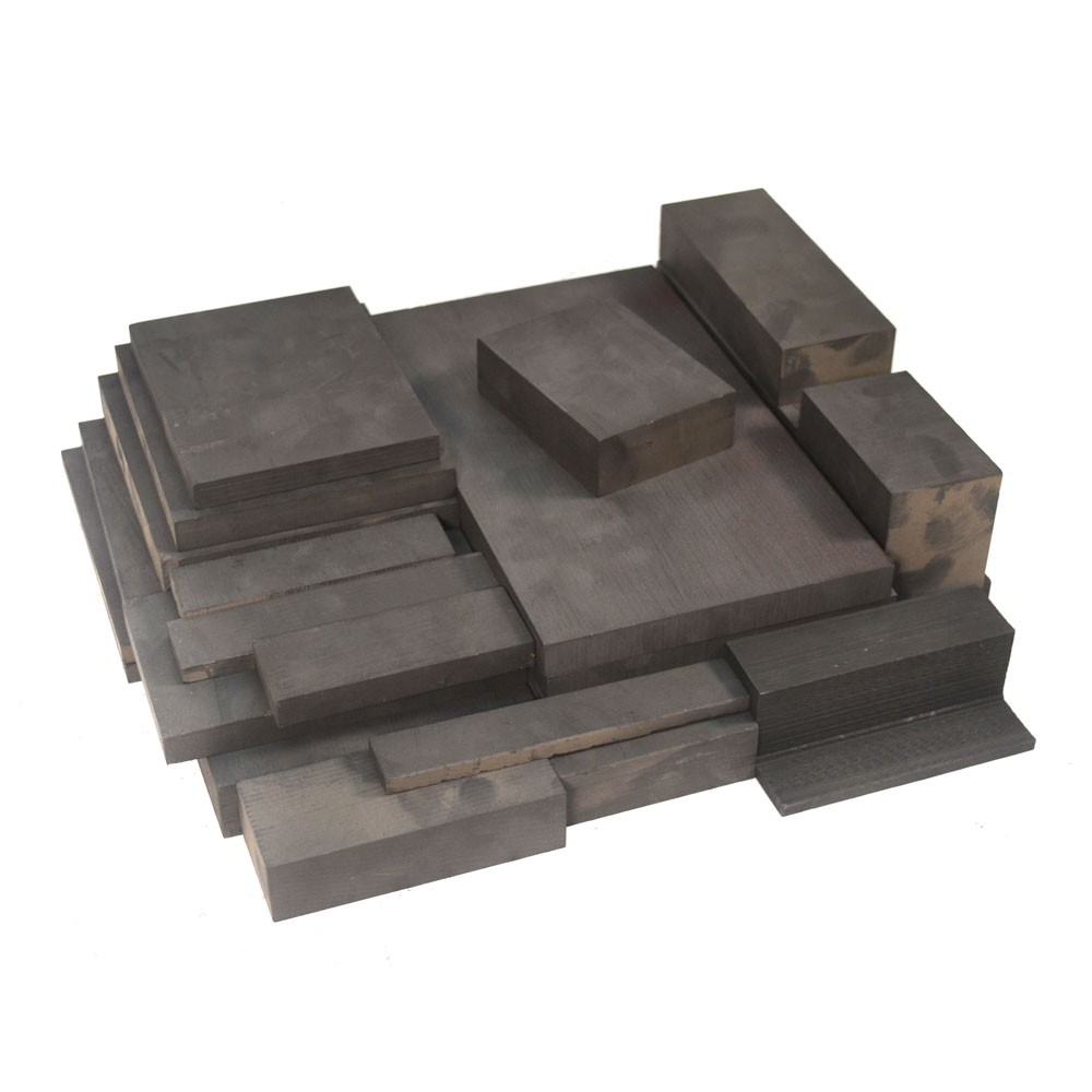 (Lot of 24) Poco Varying Sized Pieces 13.58lb Semiconductor Grade Graphite Blank
