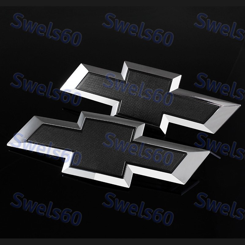 Bowtie For 2015-2017 GM Chevy COLORADO Black Front Grille & Tailgate Emblem SET