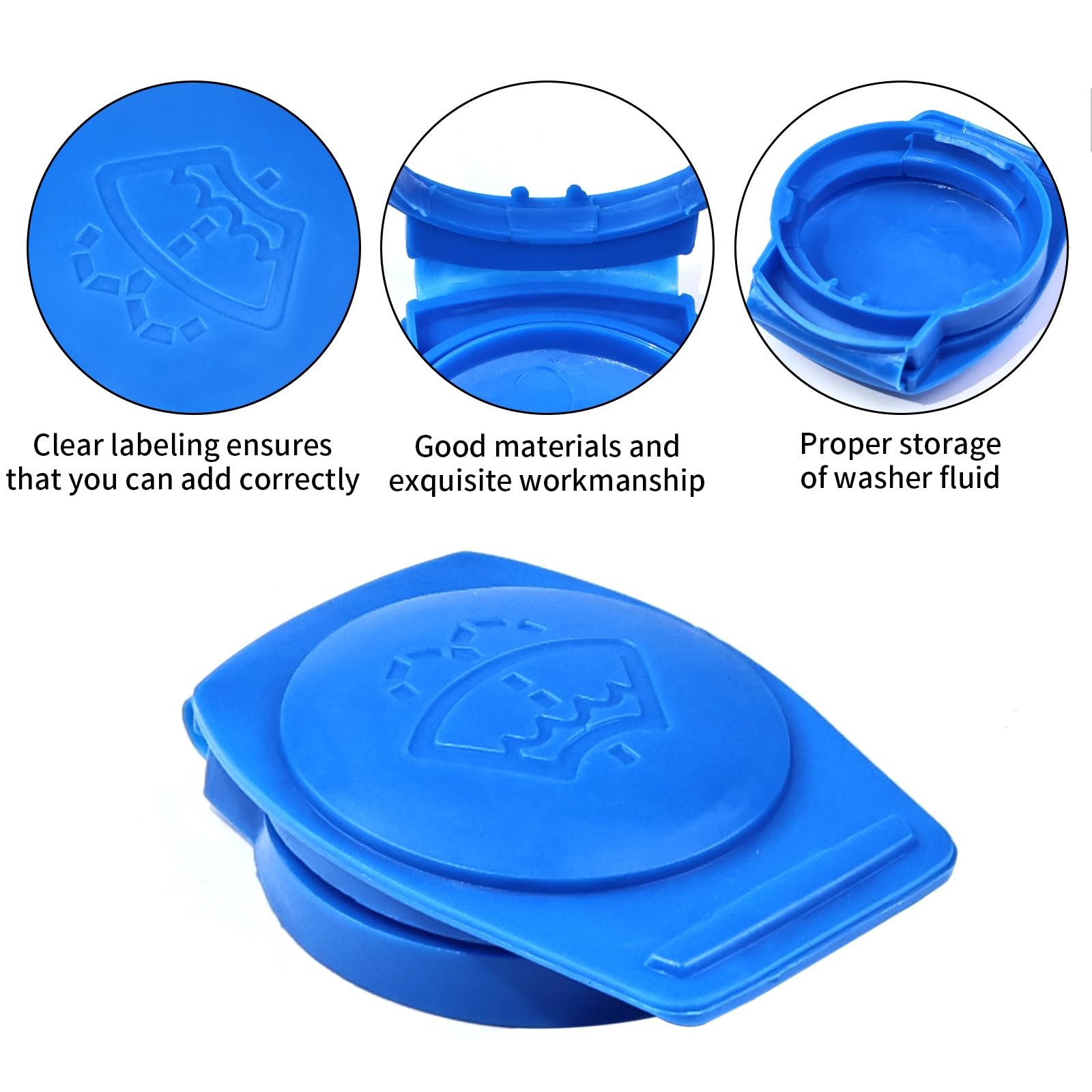 Windshield Washer Fluid Cap Compatible with Porsche Cayenne 2003-2018, Windsh...