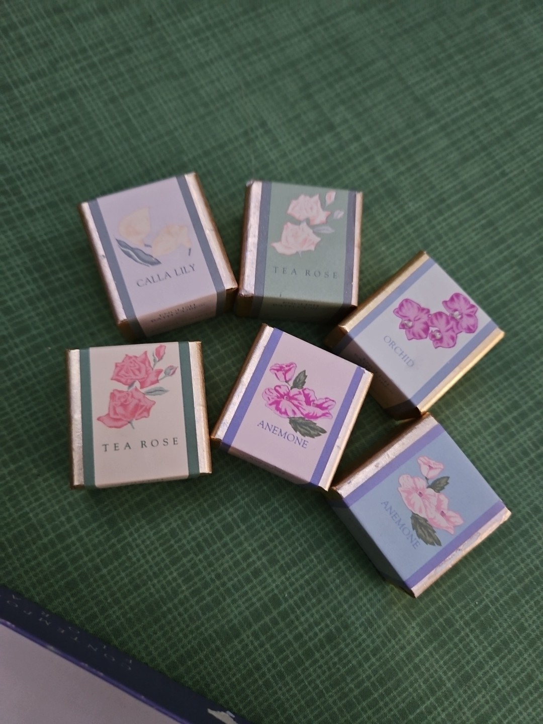 Ben Rickert Luxury Perfumed English Bath Cubes Orchid Calla Lily Anemone Rose
