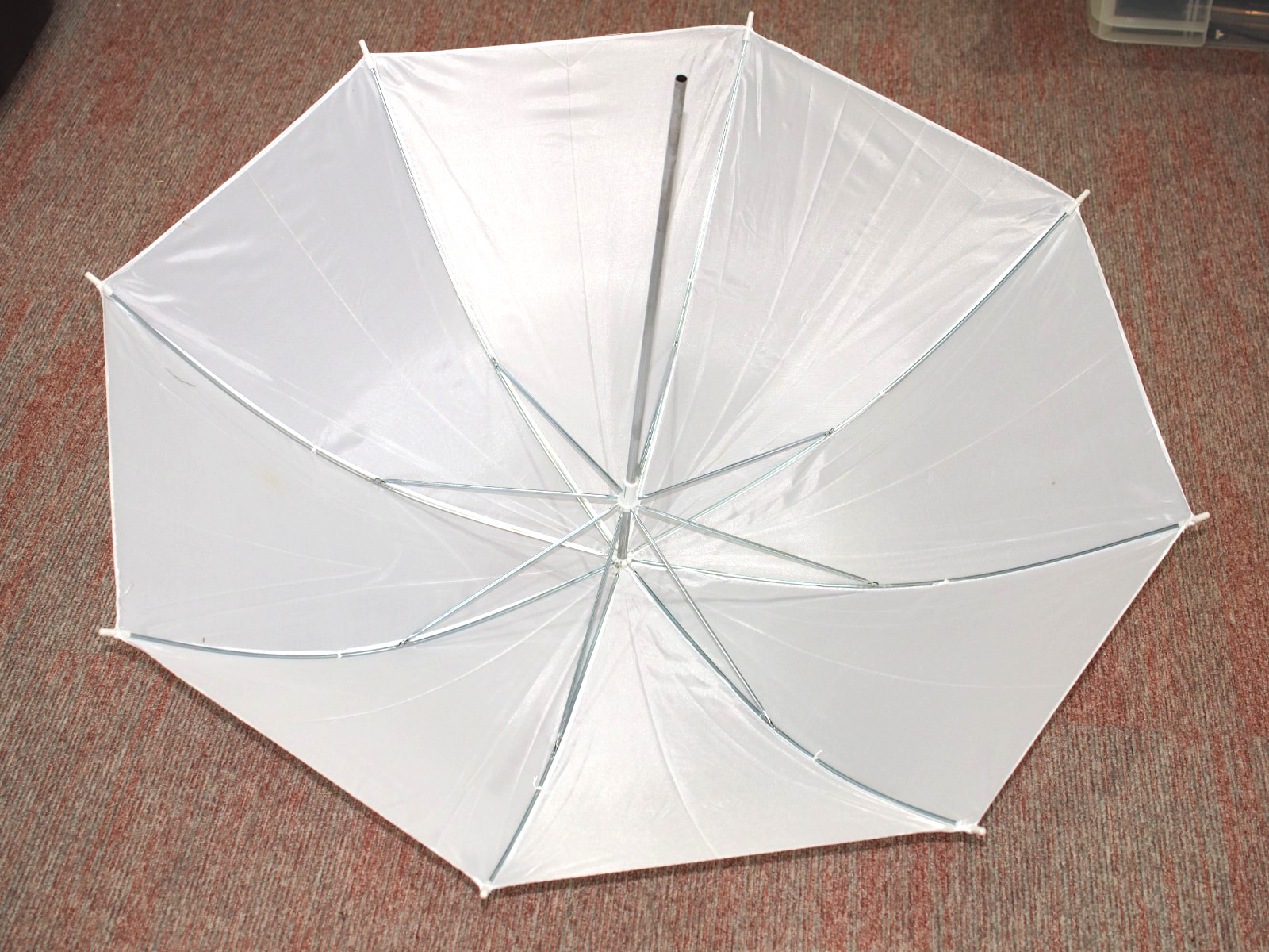 Studio Lighting Brollies 2x White 80cm, 2x Silver 80cm