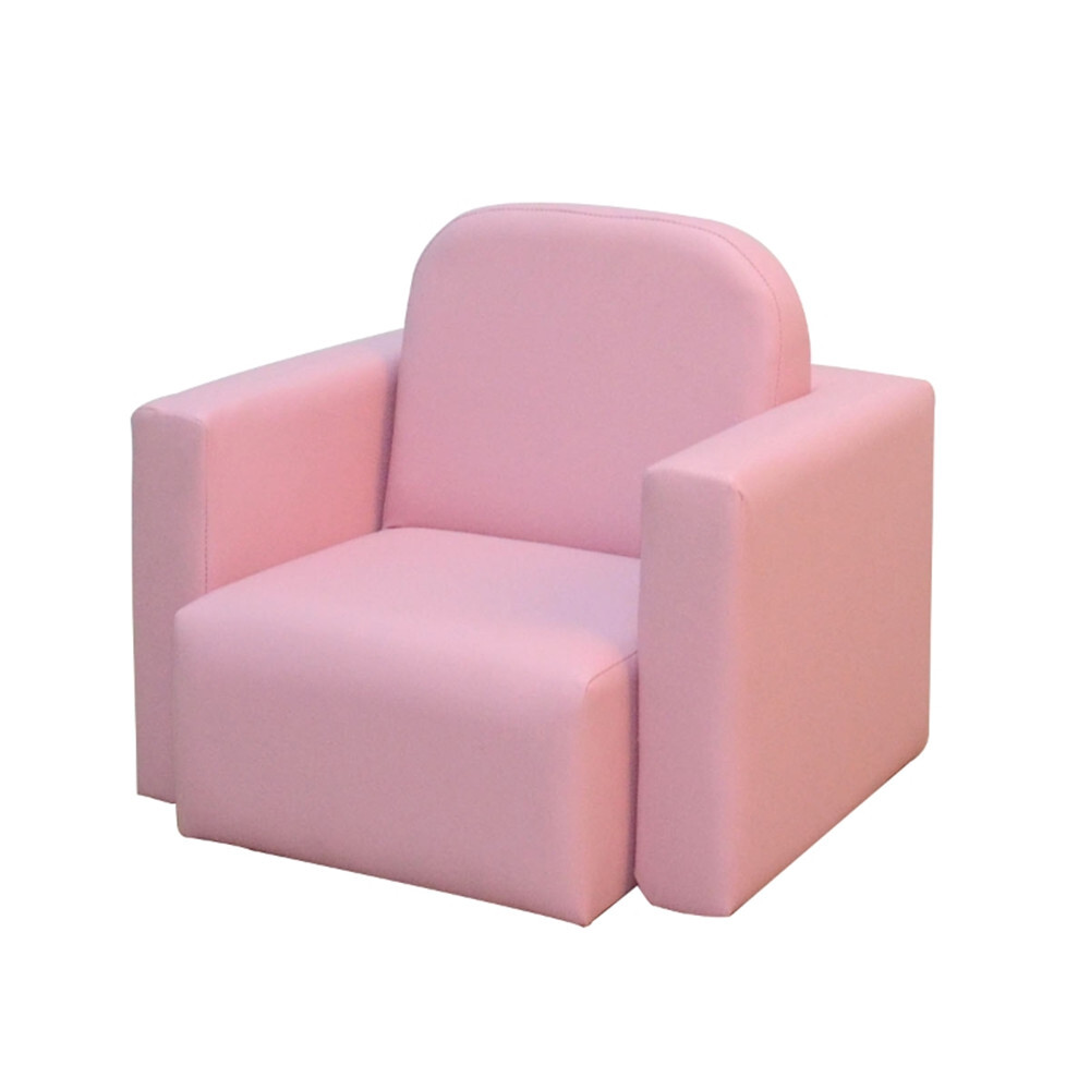 2-in-1 Multifunctional Kids Sofa Pink