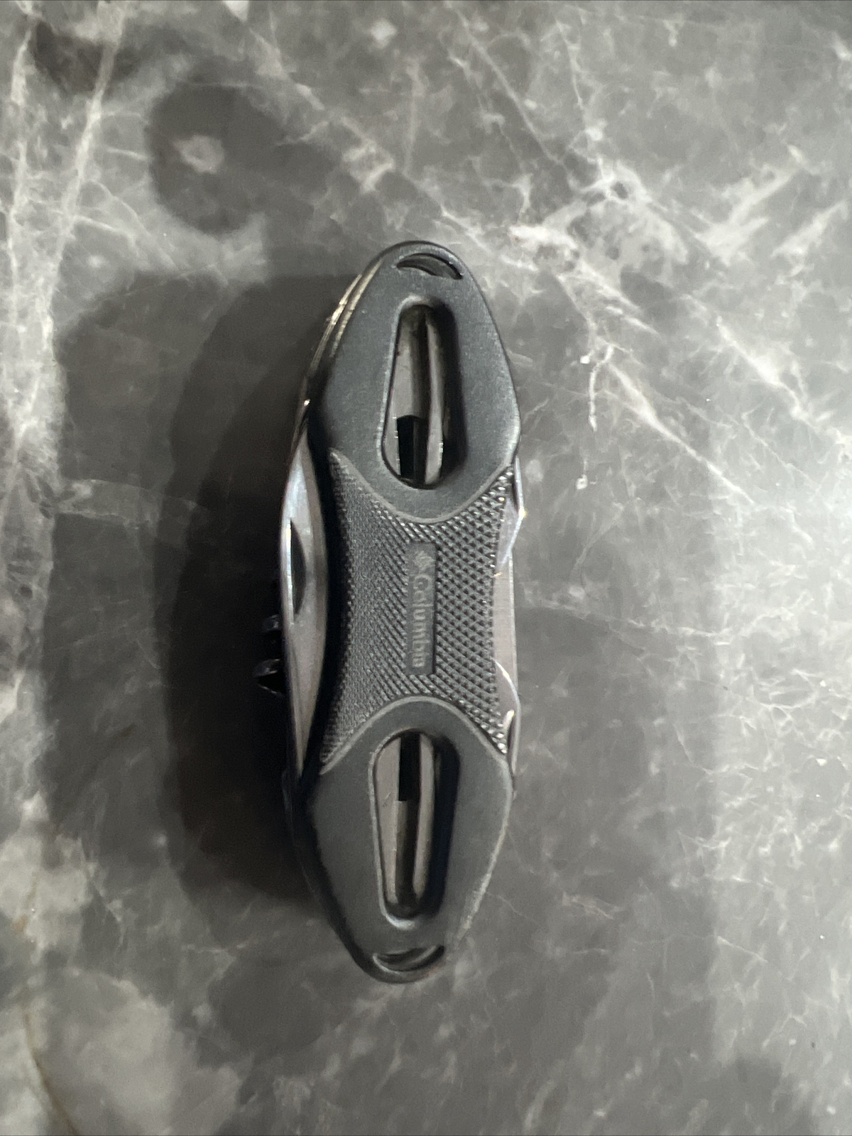 Columbia Sportswear Pocket Multi Tool (Gray) Knife File Saw Scissors Corkscrew