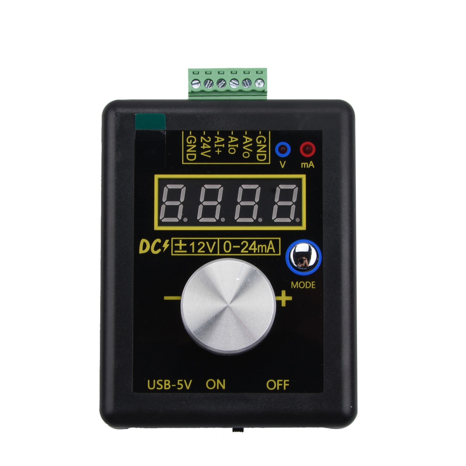 DC 0~10V 0~24mA Current Voltage Analog Simulator Signal Generator w/ Battery nn