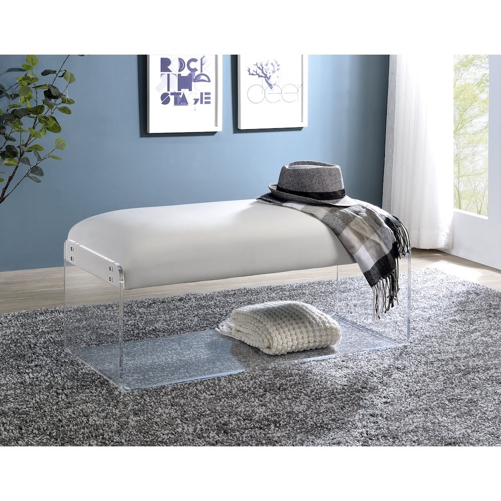 Nicolas Acrylic Bench