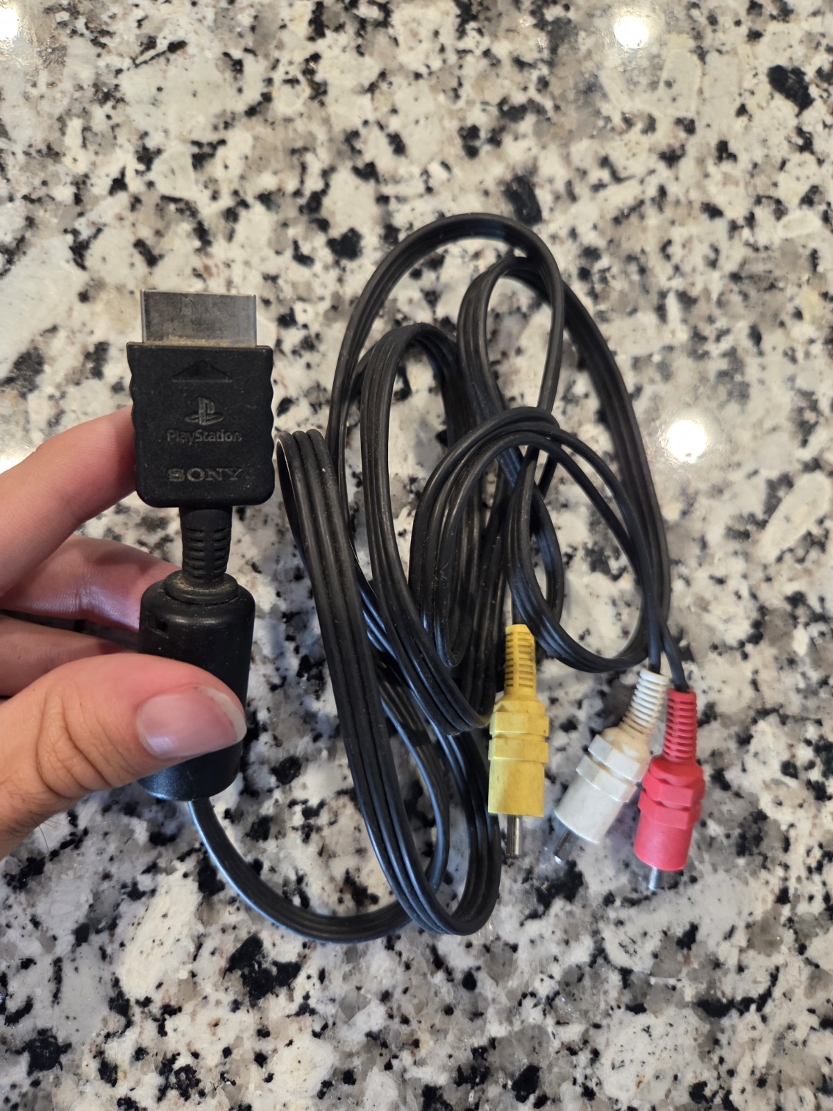 Sony Composite RCA AV Cable for PlayStation PS1 OEM Genuine