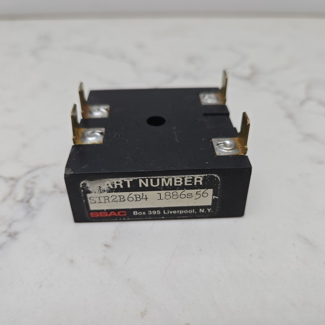SSAC Solid State Relay SIR2B6B4 Used See Pictures