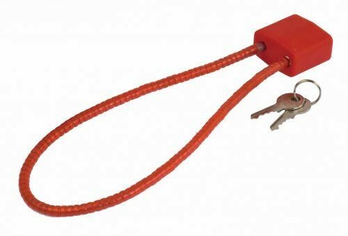 15" Steel Cable Trigger Lock, works with handguns, rifles and shotguns