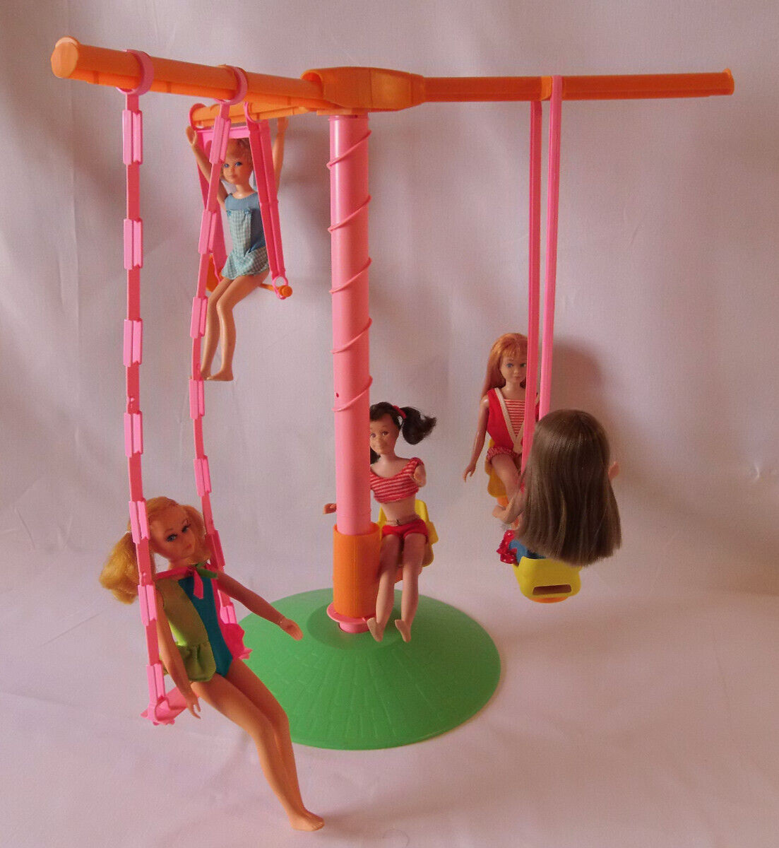 Vintage Mattel Barbie 1971 Skipper Swing-A-Rounder Gym  HTF Rare Complete