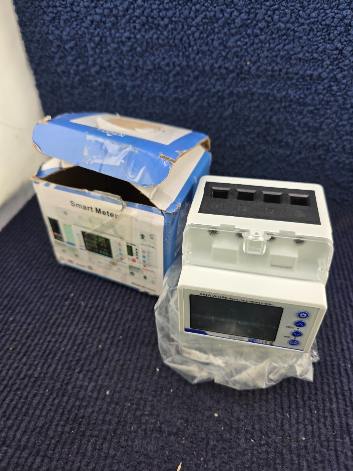 3P4W: WiFi Photovol taic Smart Meter For Tuya Bidirectional Metering Energy