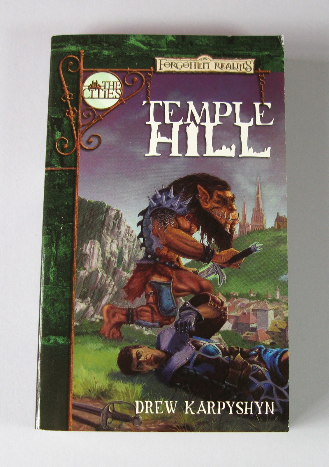 FORGOTTEN REALMS - TEMPLE HILL BY DREW KARPSHYN ( PB 2001 ) THE CITIES D&D