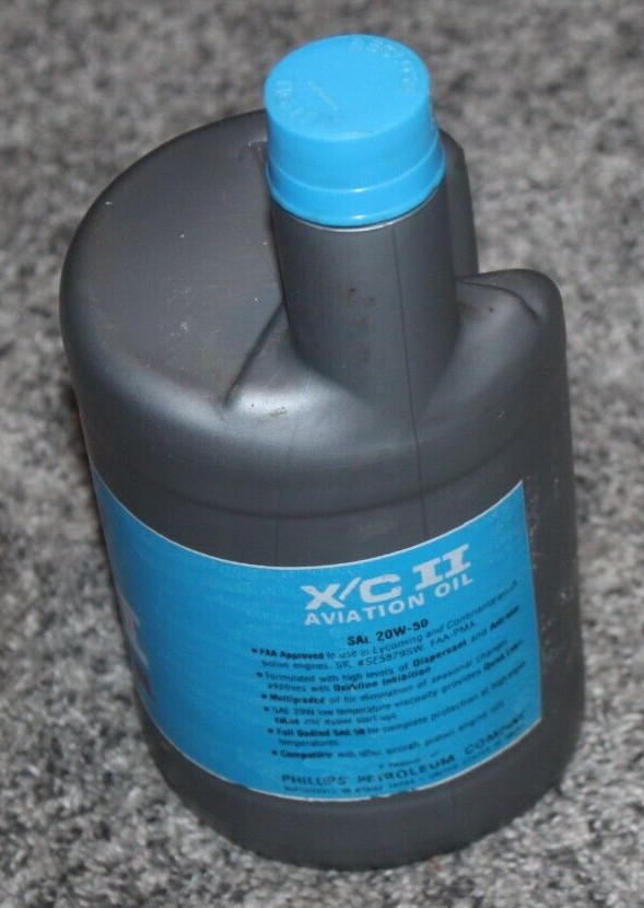VINTAGE Phillips 66 X/C 20W-50 Multiviscosity Aircraft Engine Oil