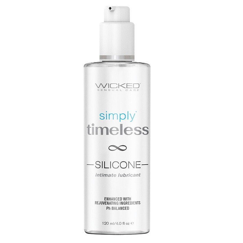 Wicked Simply Timeless Silicone Based Intimate Lubricant 4 oz