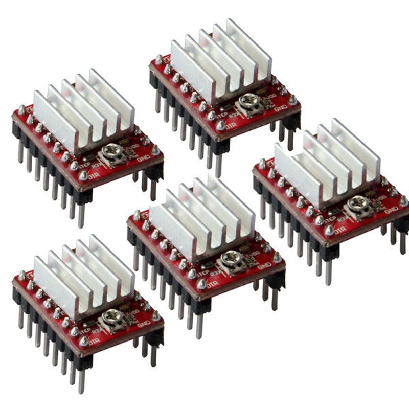5x A4988 Stepper Motor Driver Module for RepRap 3D Printer StepStick for Arduino