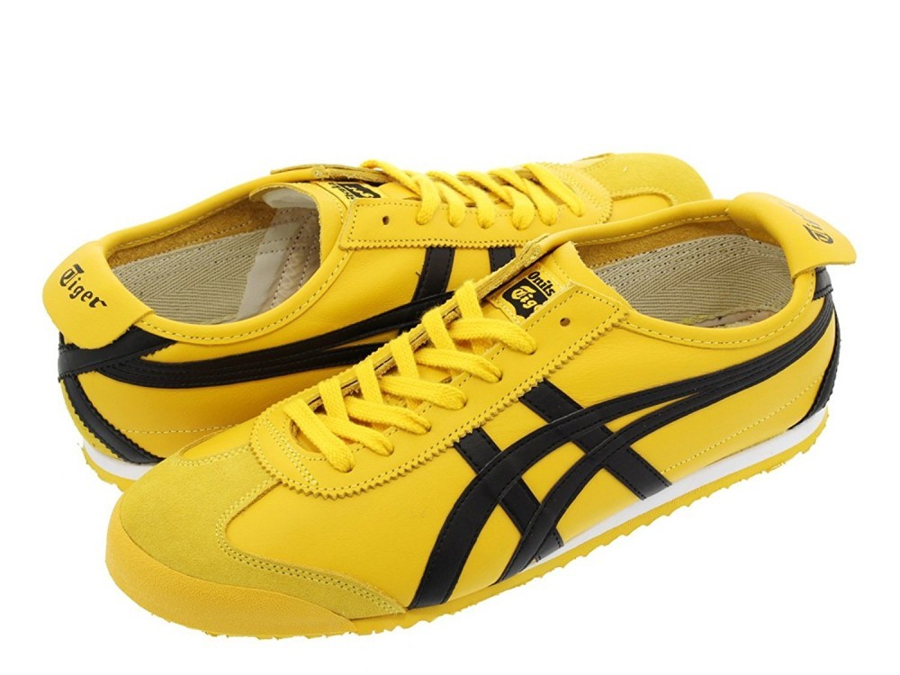 NEW Onitsuka Tiger MEXICO 66 Yellow/Black THL202 Shoes from Japan