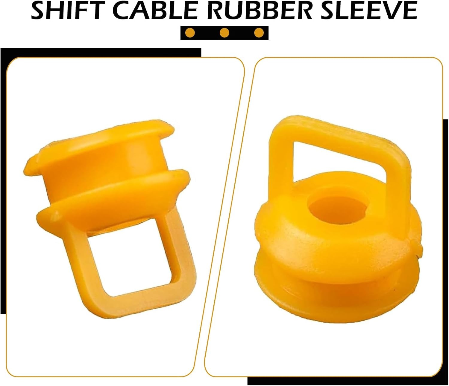 2 PCS Shift Cable Linkage Bushing, Transmission Shifter Cable Bushing Rubber Rep