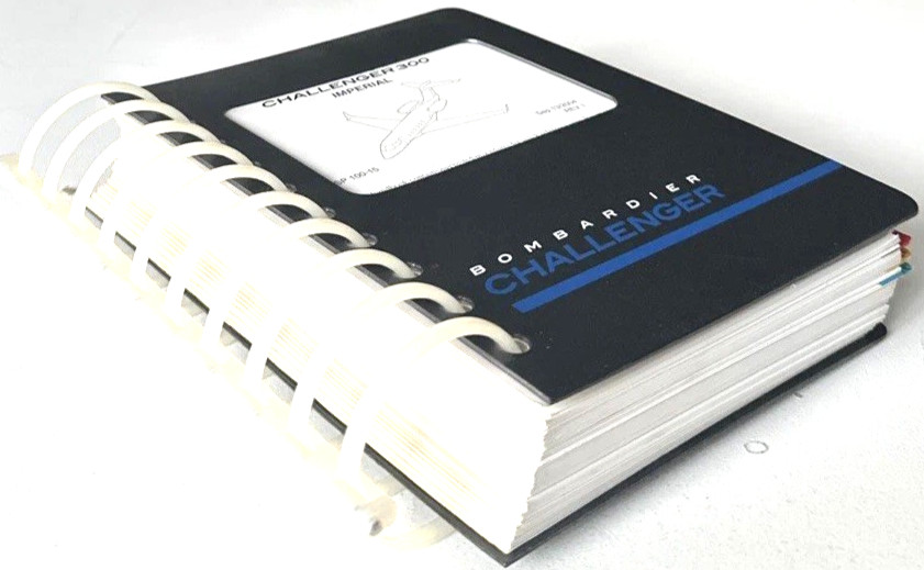 Bombardier Challenger 300 Imperial Quick Reference Handbook Model BD-100-1A10