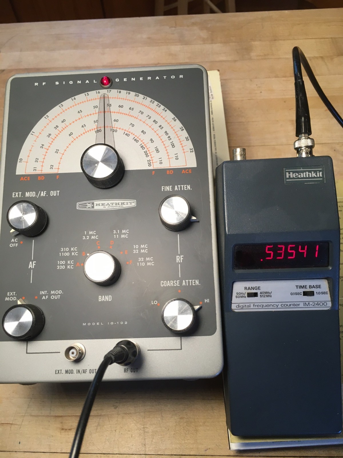 Heathkit IG-102 RF Signal Generator - Working -Final Price Reduction
