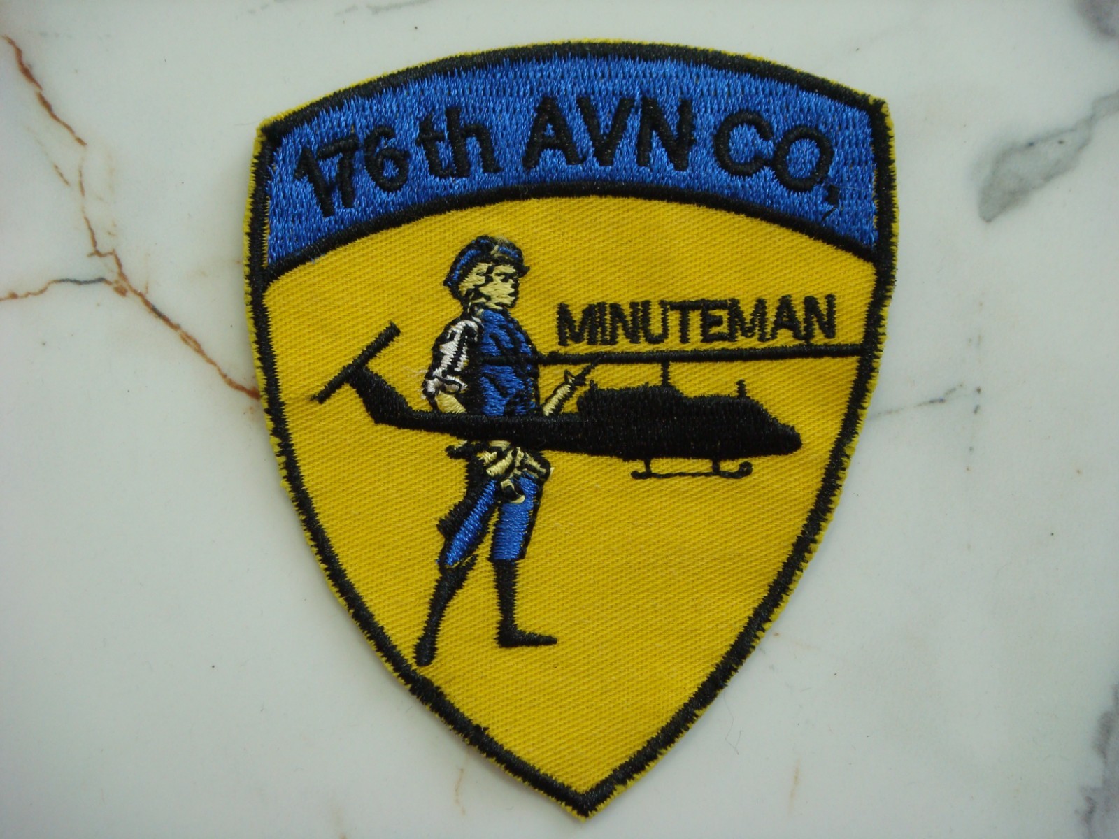 US 176th AVIATION COMPANY ( MINUTEMAN). VIETNAM WAR PATCH