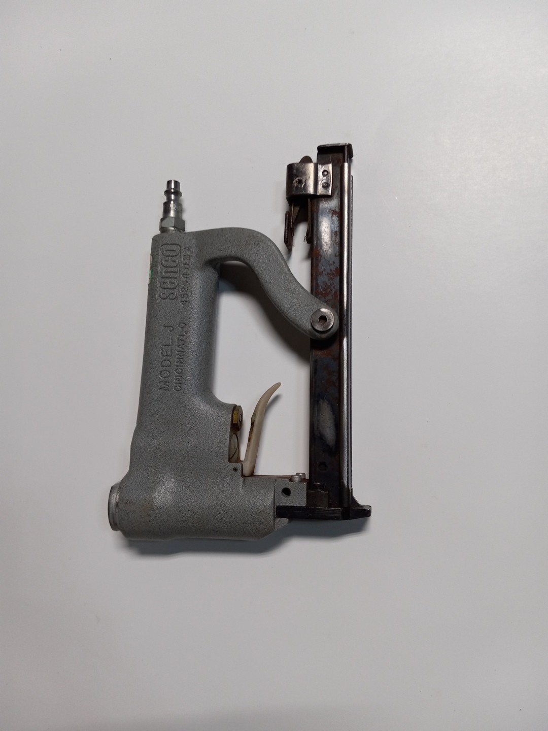 Senco Model J Vintage Pneumatic Upholstery Staple Gun - Made In USA
