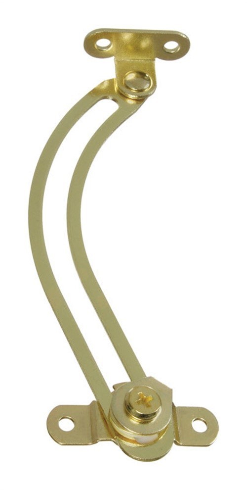 National Hardware N208-652 Steel Brass V1892R Friction Lid Support 5-1/2 L in.